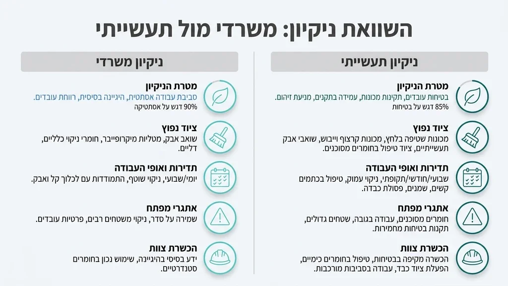 ציוד מגן אישי וחומרי ניקוי ייעודיים לתעשייה